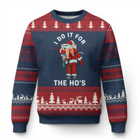 Funny Santa Xmas Ugly Christmas Sweater I Do It For The Ho Ho Ho - Wonder Print Shop