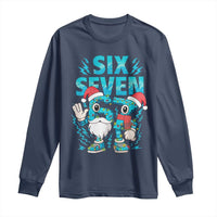 67 Six Seven Christmas Long Sleeve Shirt Funny Italian Brainrot Meme - Wonder Print Shop