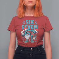 67 Six Seven Christmas T Shirt For Women Funny Italian Brainrot Meme - Wonder Print Shop