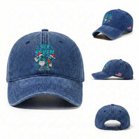 67 Six Seven Christmas Washed Cotton Baseball Cap Funny Italian Brainrot Meme