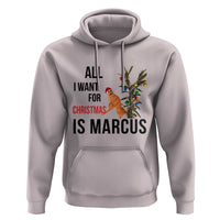 Marcus The Worm Robert Meme Hoodie All I Want For Christmas Is Marcus - Wonder Print Shop