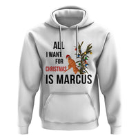 Marcus The Worm Robert Meme Hoodie All I Want For Christmas Is Marcus - Wonder Print Shop