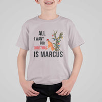 Marcus The Worm Robert Meme T Shirt For Kid All I Want For Christmas Is Marcus - Wonder Print Shop