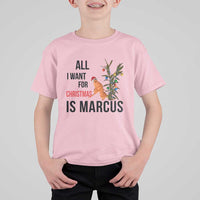 Marcus The Worm Robert Meme T Shirt For Kid All I Want For Christmas Is Marcus - Wonder Print Shop