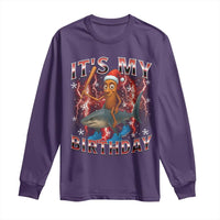 Italian Brainrot Christmas Meme Long Sleeve Shirt It Is My Birthday - Wonder Print Shop