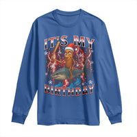 Italian Brainrot Christmas Meme Long Sleeve Shirt It Is My Birthday - Wonder Print Shop