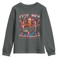 Italian Brainrot Christmas Meme Youth Sweatshirt It Is My Birthday - Wonder Print Shop