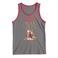 Saint Nicholas Santa Claus Christmas Tank Top Little Surprises Awaiti - Wonder Print Shop
