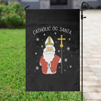 Saint Nicholas Catholic Christmas Garden Flag - Wonder Print Shop