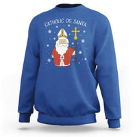 Saint Nicholas Catholic Christmas Sweatshirt - Wonder Print Shop