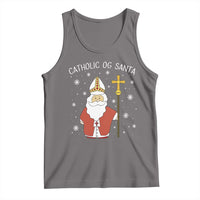 Saint Nicholas Catholic Christmas Tank Top - Wonder Print Shop