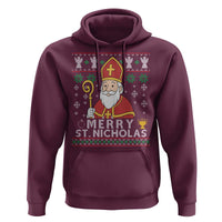 Saint Nicholas Santa Claus Christmas Hoodie - Wonder Print Shop