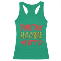Holiday Hoobie Whatty Racerback Tank Top Funny Christmas Movie Holiday - Wonder Print Shop