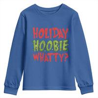 Holiday Hoobie Whatty Youth Sweatshirt Funny Christmas Movie Holiday - Wonder Print Shop