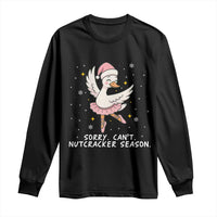 Nutcracker Goose Ballet Christmas Long Sleeve Shirt - Wonder Print Shop