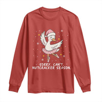 Nutcracker Goose Ballet Christmas Long Sleeve Shirt - Wonder Print Shop
