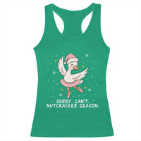 Nutcracker Goose Ballet Christmas Racerback Tank Top - Wonder Print Shop