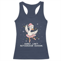 Nutcracker Goose Ballet Christmas Racerback Tank Top - Wonder Print Shop