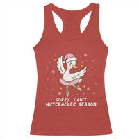 Nutcracker Goose Ballet Christmas Racerback Tank Top - Wonder Print Shop