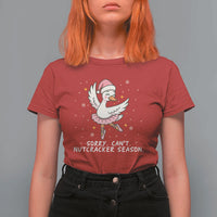 Nutcracker Goose Ballet Christmas T Shirt For Women - Wonder Print Shop