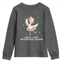 Nutcracker Goose Ballet Christmas Youth Sweatshirt - Wonder Print Shop