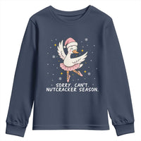 Nutcracker Goose Ballet Christmas Youth Sweatshirt - Wonder Print Shop
