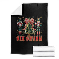 67 Six Seven Nutcracker Christmas Meme Throw Blanket - Wonder Print Shop