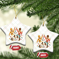 Funny Nutcracker Christmas Ceramic Ornament Let Us Get Crackin - Wonder Print Shop
