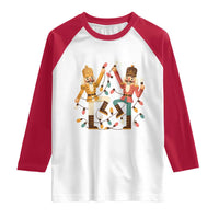 Funny Nutcracker Christmas Raglan Shirt Let Us Get Crackin - Wonder Print Shop
