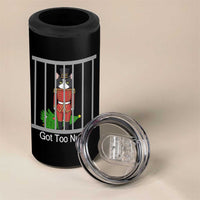 Funny Cat Nutcracker Christmas 4 in 1 Can Cooler Tumbler Got Too Nutty - Wonder Print Shop