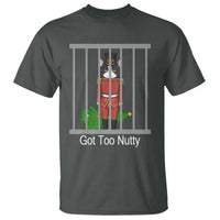 Funny Cat Nutcracker Christmas T Shirt Got Too Nutty - Wonder Print Shop