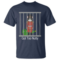 Funny Cat Nutcracker Christmas T Shirt Got Too Nutty - Wonder Print Shop