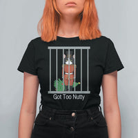 Funny Cat Nutcracker Christmas T Shirt For Women Got Too Nutty - Wonder Print Shop