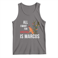 Marcus The Worm Robert Christmas Meme Tank Top All I Want For Xmas Is Marcus - Wonder Print Shop