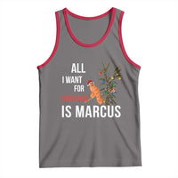 Marcus The Worm Robert Christmas Meme Tank Top All I Want For Xmas Is Marcus - Wonder Print Shop