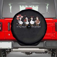 Silly Goose Christian Valentine Gospel Spare Tire Cover On My Way To Spread The Goosepel - Wonder Print Shop