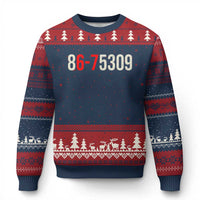 67 Six Seven Meme Ugly Christmas Sweater Vintage 80s Music 8675309 Jenny - Wonder Print Shop