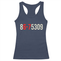 67 Six Seven Meme Racerback Tank Top Vintage 80s Music 8675309 Jenny - Wonder Print Shop