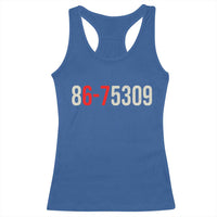 67 Six Seven Meme Racerback Tank Top Vintage 80s Music 8675309 Jenny - Wonder Print Shop
