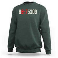 67 Six Seven Meme Sweatshirt Vintage 80s Music 8675309 Jenny - Wonder Print Shop