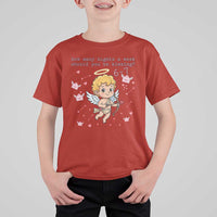 67 Valentine Meme T Shirt For Kid Funny Six Seven Cupid Saying - Wonder Print Shop