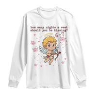 67 Valentine Meme Long Sleeve Shirt Funny Six Seven Cupid Saying - Wonder Print Shop