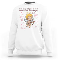 67 Valentine Meme Sweatshirt Funny Six Seven Cupid Saying - Wonder Print Shop