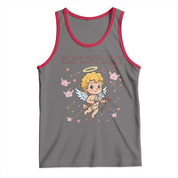 67 Valentine Meme Tank Top Funny Six Seven Cupid Saying - Wonder Print Shop
