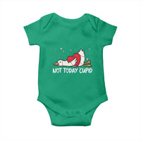 Silly Goose Valentine Baby Onesie Not Today Cupid - Wonder Print Shop