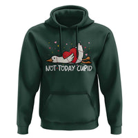 Silly Goose Valentine Hoodie Not Today Cupid - Wonder Print Shop