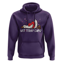 Silly Goose Valentine Hoodie Not Today Cupid - Wonder Print Shop