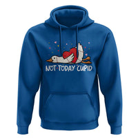 Silly Goose Valentine Hoodie Not Today Cupid - Wonder Print Shop