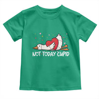 Silly Goose Valentine Toddler T Shirt Not Today Cupid - Wonder Print Shop
