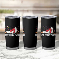 Silly Goose Valentine Tumbler Cup Not Today Cupid - Wonder Print Shop